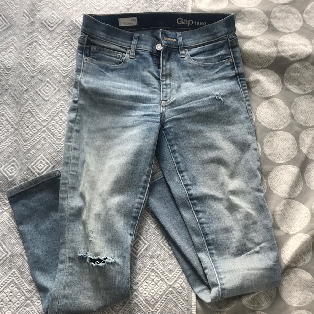 Gap Light Denim Skinny Jeans
